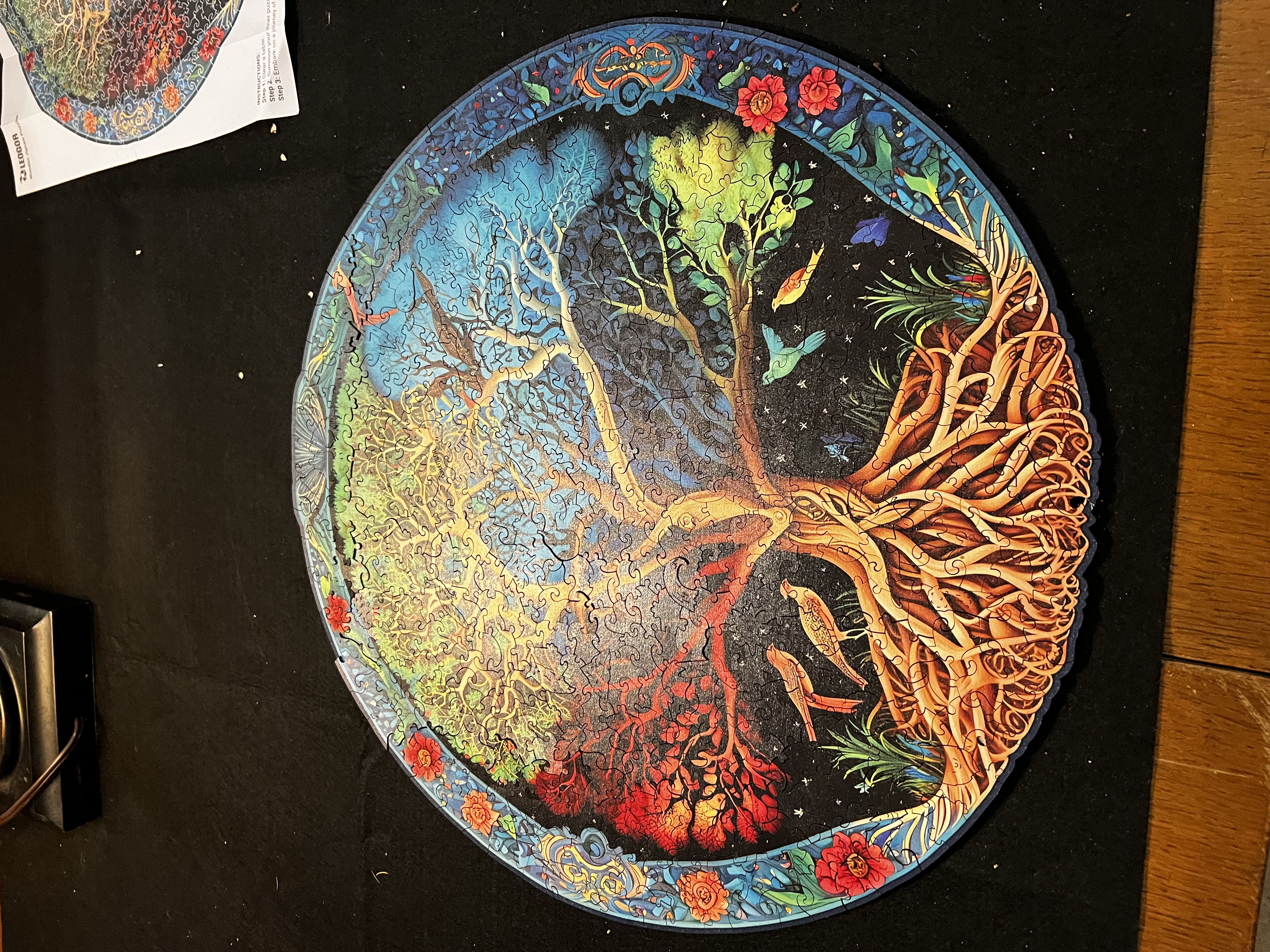 Puzzles and reflection between sessions